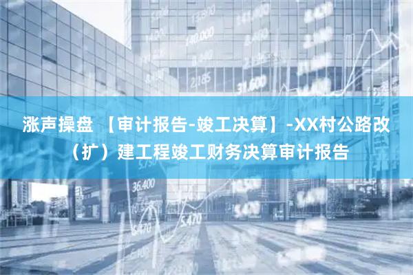 涨声操盘 【审计报告-竣工决算】-XX村公路改（扩）建工程竣工财务决算审计报告